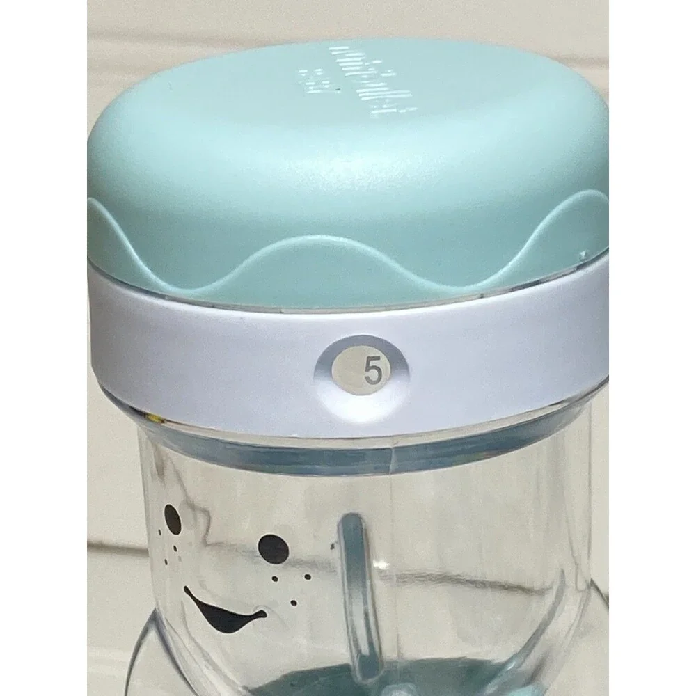 Nutribullet Baby Food Blender Cups Storage Jars Freezer Tray Blue/White NBY50100